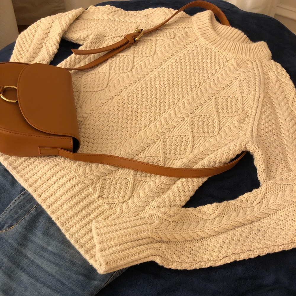 L.L. Bean Signature Fisherman knit sweater